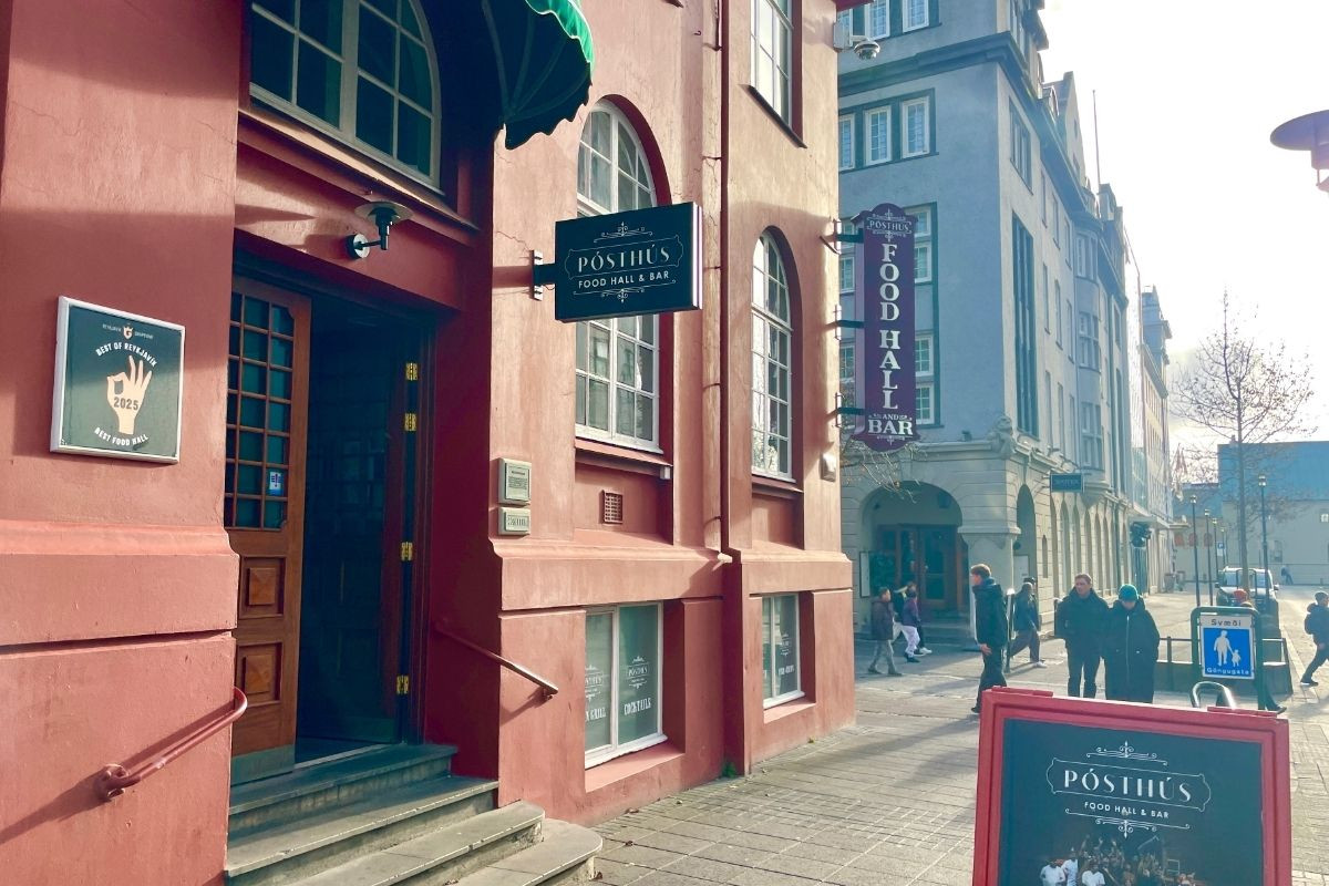 Pósthús Food Hall & Bar in Reykjavik, a mix of Icelandic and global bites, recommended by HandPicked Iceland